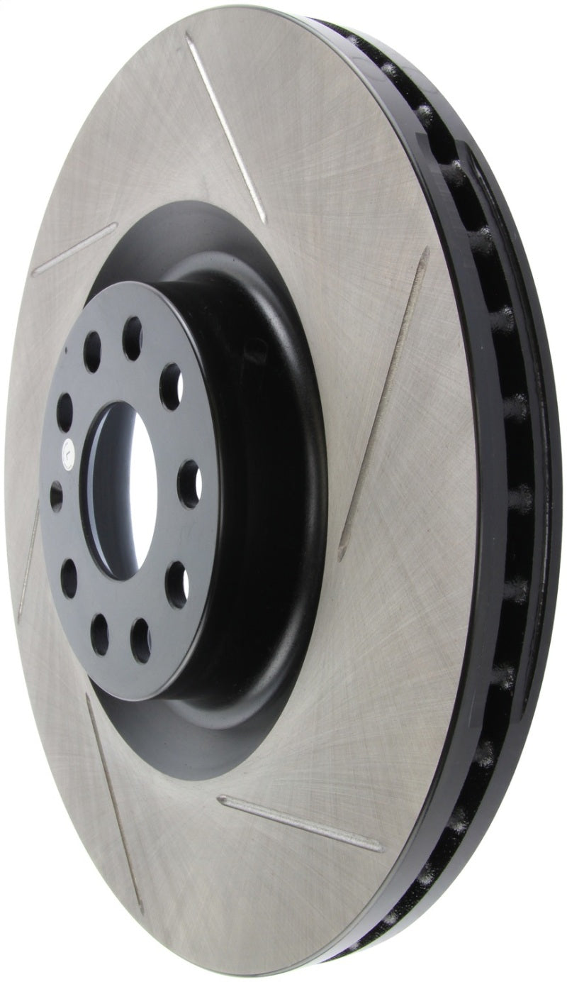 StopTech Power Slot 09 VW CC (Passat CC) / 06-09 Passat Front Left Slotted Rotor - 126.33112SL