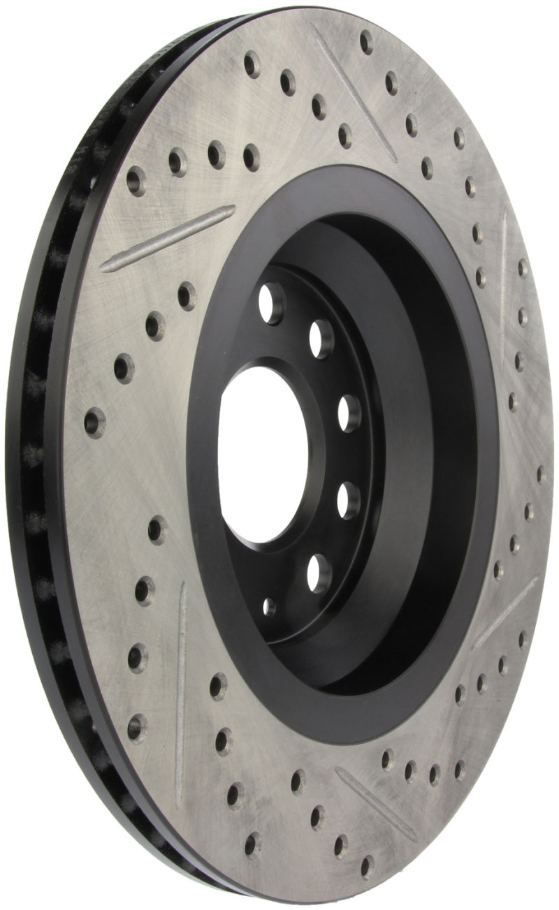 StopTech 09 VW Passat CC / 06-09 Passat Slotted & Drilled Right Rear Rotor - 127.33113R