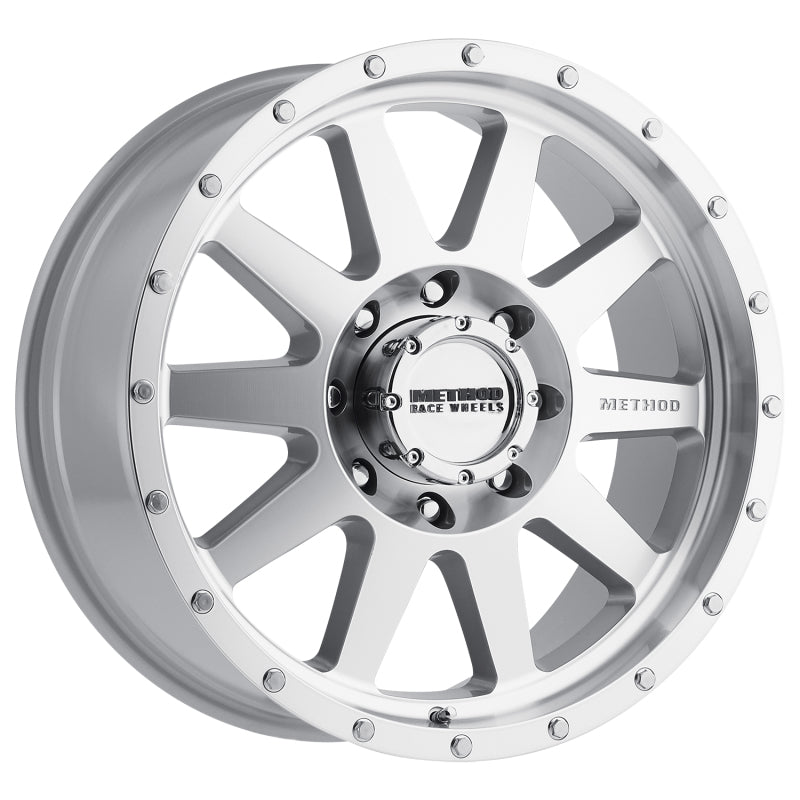 Method MR301 The Standard 20x9 +18mm Offset 8x170 130.81mm CB Machined/Clear Coat Wheel - MR30129087318