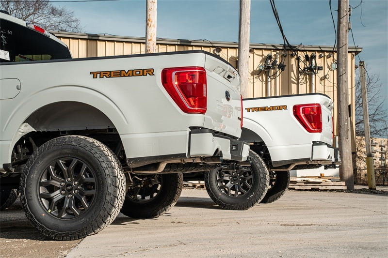 Corsa 2021-2023 Ford F-150 SuperCrew/5.5ft Bed 5.0L V8 Xtreme Cat-Back Dual Rear Exit-Black PVD - 21183BLK