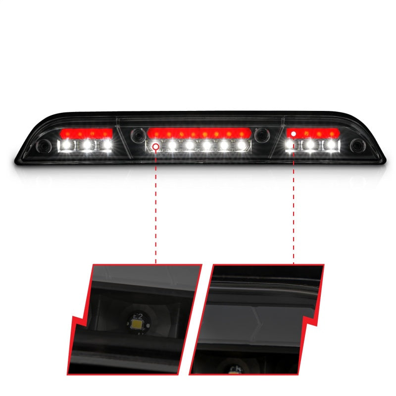 ANZO 15-20 Ford F-150 - F-450 LED Third Brake Light - Black Housing/Smoke Lens - 531112