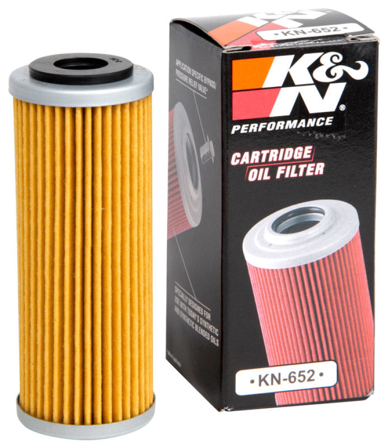 K&N 1.313in OD x 3.438in H Oil Filter - KN-652