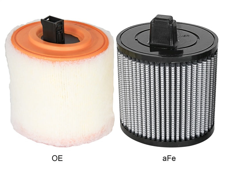 aFe MagnumFLOW Air Filters OER Pro Dry S A/F 16-17 Cadillac ATS-V V6-3.6L (tt) - 11-10138