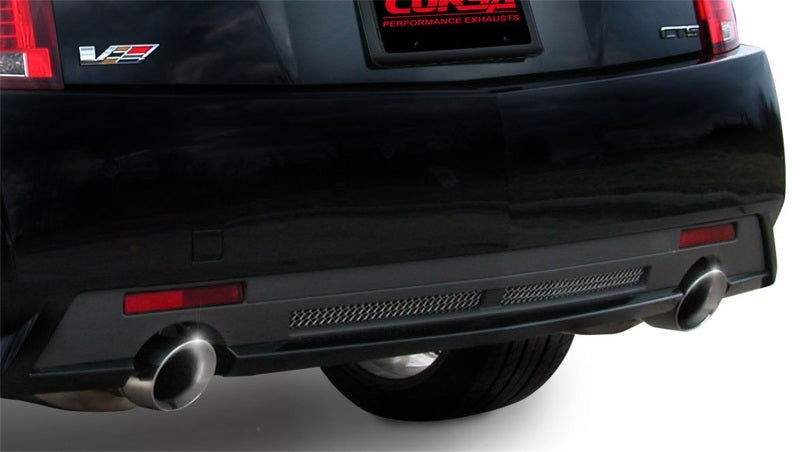 Corsa 09-13 Cadillac CTS Sedan V 6.2L V8 Polished Sport Axle-Back Exhaust - 14941