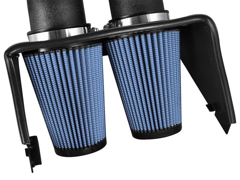 aFe MagnumFORCE Pro 5R Stage-2 XP Intake System 16 Ford F-150 EcoBoost V6-2.7L/3.5L (tt) (Blk) - 54-12642-1B