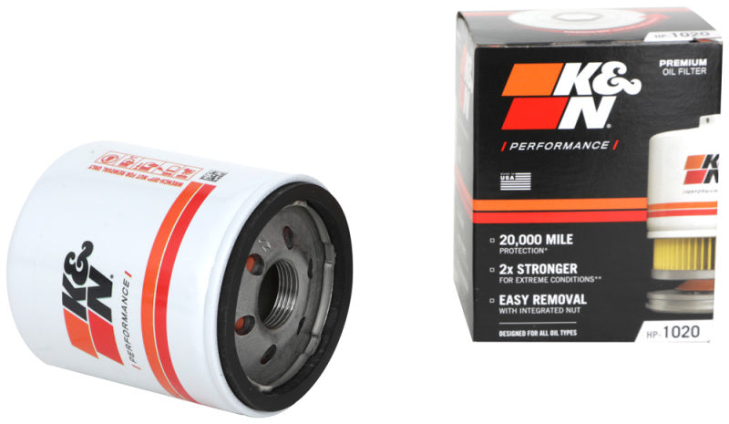 K&amp;N Premium Wrench-Off Oil Filter - HP-1020