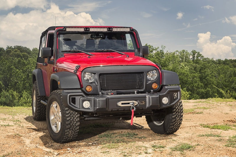 Rugged Ridge Spartacus Front Bumper Black 07-18 Jeep Wrangler - 11544.01