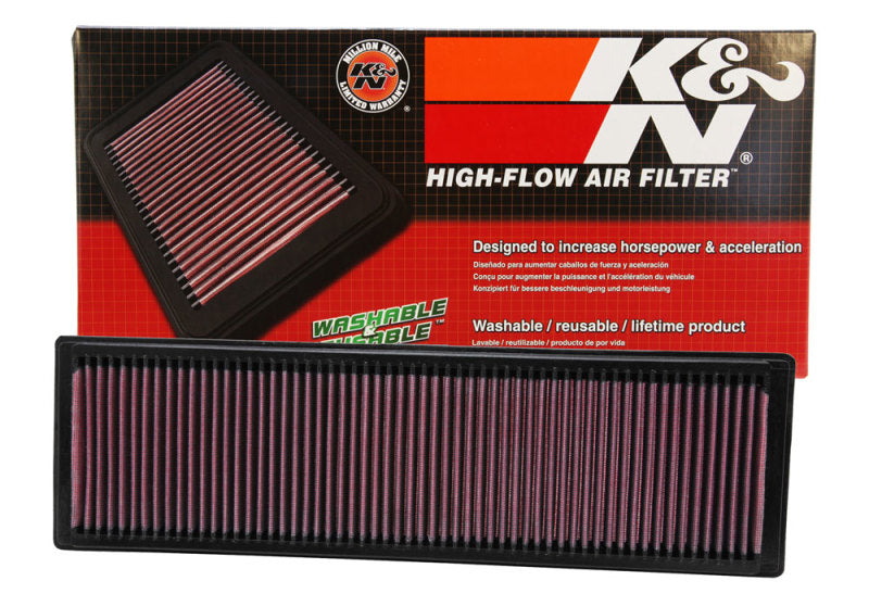 K&N Replacement Air Filter VOLKSWAGEN JETTA 2005-2010, RABBIT 2007-2009 2.5L L5 - 33-2331