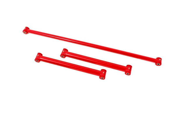 BMR 82-02 3rd Gen F-Body Non-Adj. Rear Suspension Kit (Polyurethane) - Red - RSK031R for 1982-2002 Chevrolet Camaro - front v