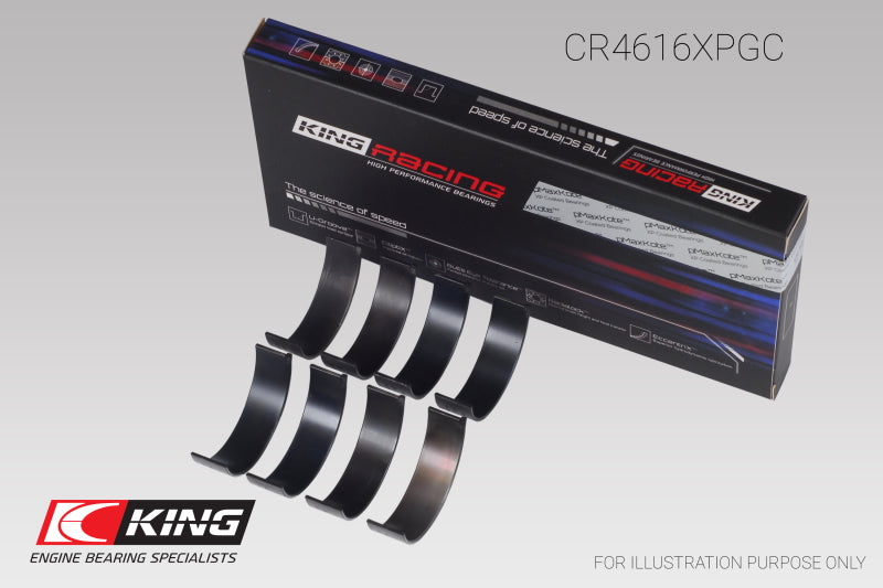 King Subaru Fa20/ Toyota 4U-GSE (Size 0.05) Connecting Rod Bearing Set - CR4616XPGC0.5