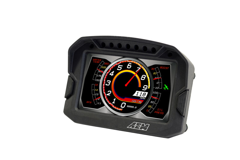 AEM CD-5LG Carbon Logging Digital Dash Display w/ Internal 10Hz GPS &amp; Antenna - 30-5603