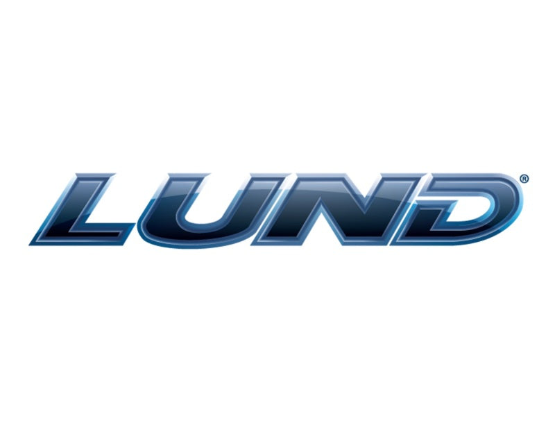 Lund 09-14 Ford F-150 SuperCrew 5in. Oval Curved Steel Nerf Bars - Black - 23889007