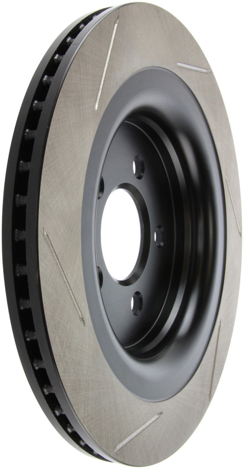 Clearance - StopTech 15-23 Ford Mustang GT w/ Brembo Brakes Slotted Brake Rotor - Rear Left - STO126.61109SL