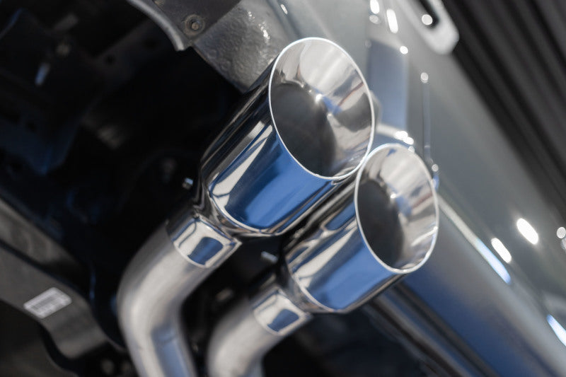 MBRP 2021+ Ford F150 Aluminized Dual Pre-Axle (Street Profile) 2.5in OD Tips 3in Cat Back Exhaust - S5219AL
