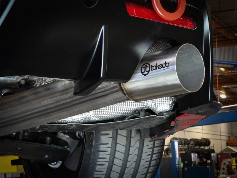 aFe POWER Takeda 2020 Toyota Supra L6-3.0L (t) 3.5in 304 SS CB Exhaust 4in Brushed Finish Tip - 49-36045-H