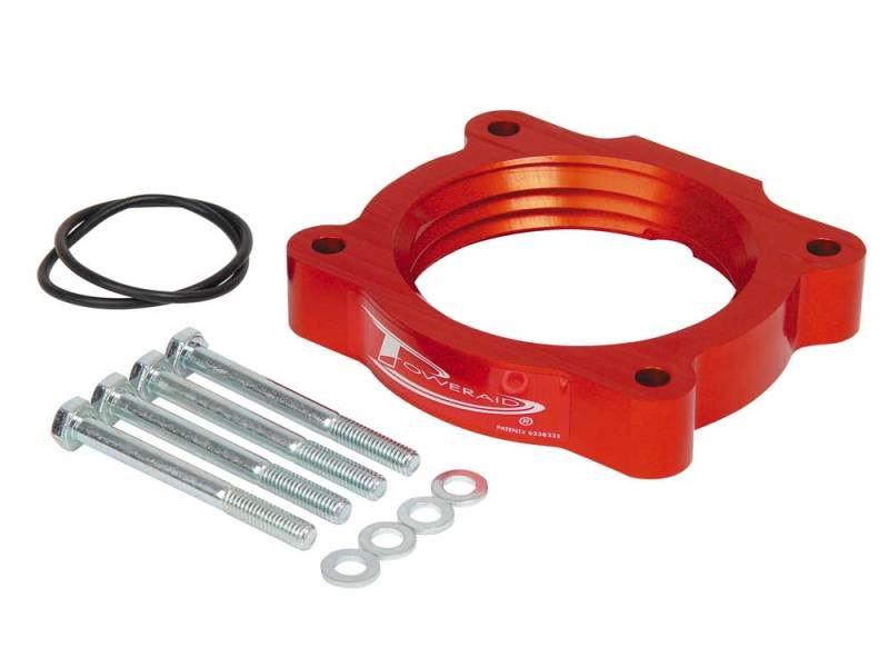 Airaid 04-09 Colorado/Canyon / 07-12 GM Fullsize Pickup 4.3L V6 PowerAid TB Spacer - 200-585-1 for 2007-2013 Chevrolet Silver