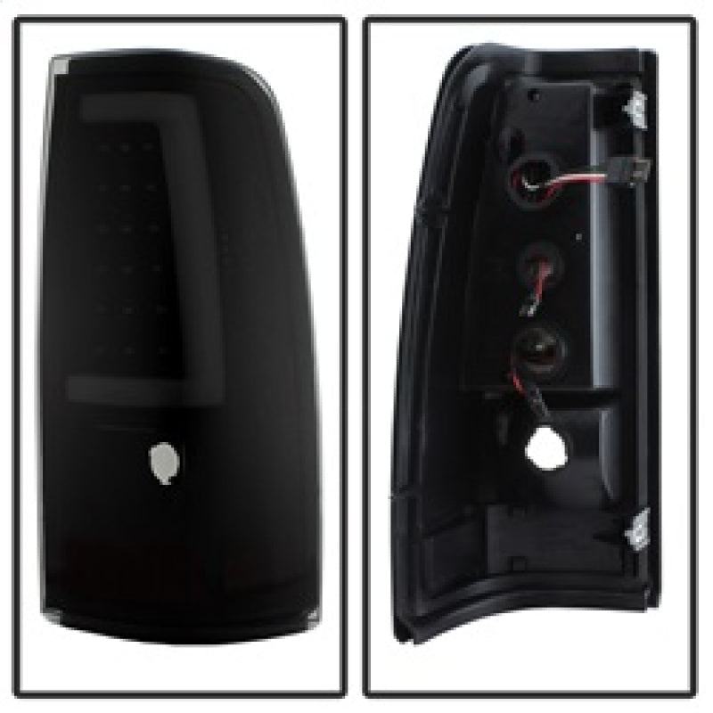 xTune Chevy Silverado 1500/2500/3500 99-02 Version 3 Tail Lights Black Smoke ALT-ON-CS99V3-LBLED-BSM - 9038778