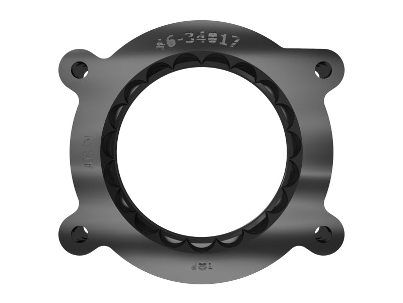 aFe 2020 Vette C8 Silver Bullet Aluminum Throttle Body Spacer / Works With Factory Intake Only - Blk - 46-34017B