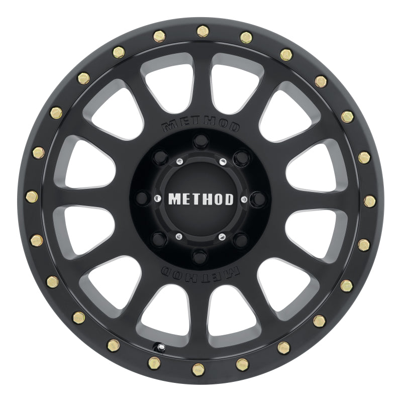 Method MR305 NV 18x9 -12mm Offset 8x6.5 130.81mm CB Matte Black Wheel - MR30589080512N