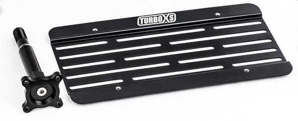 Turbo XS 15-17 Subaru WRX/STI License Plate Relocation Kit - TOWTAG-W15 for 2015-2021 Subaru WRX STI - front view