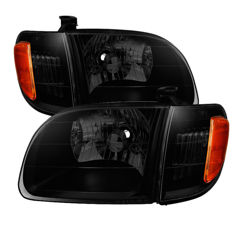 Xtune Toyota Tundra Regular/Access 00-04 OEM Style Headlights &amp; Corner Lights HD-JH-TTUN00-AM-BSM