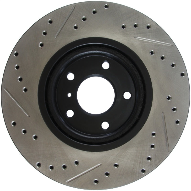 StopTech 06-07 350Z / 05-07 G35 exp Sport/ 06-07 G35X SportStop Slotted &amp; Drilled Front Left Rotor