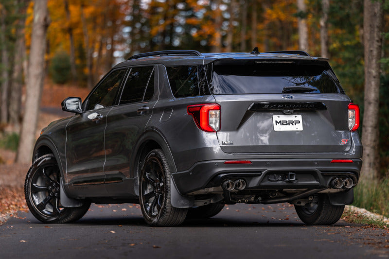 MBRP 20-21 Ford Explorer ST 3.0L EcoBoost Dual Rear Exit Axle Back w/ Quad Tip AL Exhaust System - S5203AL