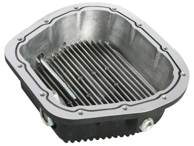 aFe Power Rear Differential Cover (Machined) 12 Bolt 9.75in 11-13 Ford F-150 EcoBoost V6 3.5L (TT) - 46-70152