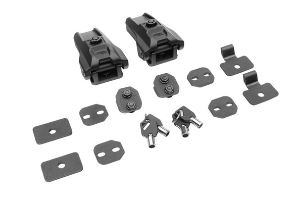 Rugged Ridge Locking Hood Catch Kit 07-18 Jeep Wrangler JKU / 18-22 Wrangler JL - 11210.32 for 2007-2026 Jeep Wrangler
