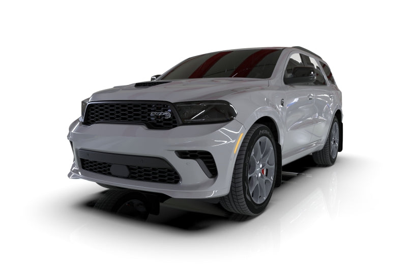Rally Armor 16-22 Dodge Durango GT / RT / SRT / SXT Black UR Mud Flap Red Logo - MF55-UR-BLK/RD