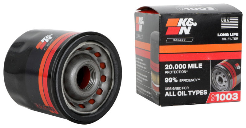 K&amp;N 21-23 Lexus ES250 2.5L L4 / 19-23 Lexus ES300h 2.5L L4 Spin-On Oil Filter - SO-1003
