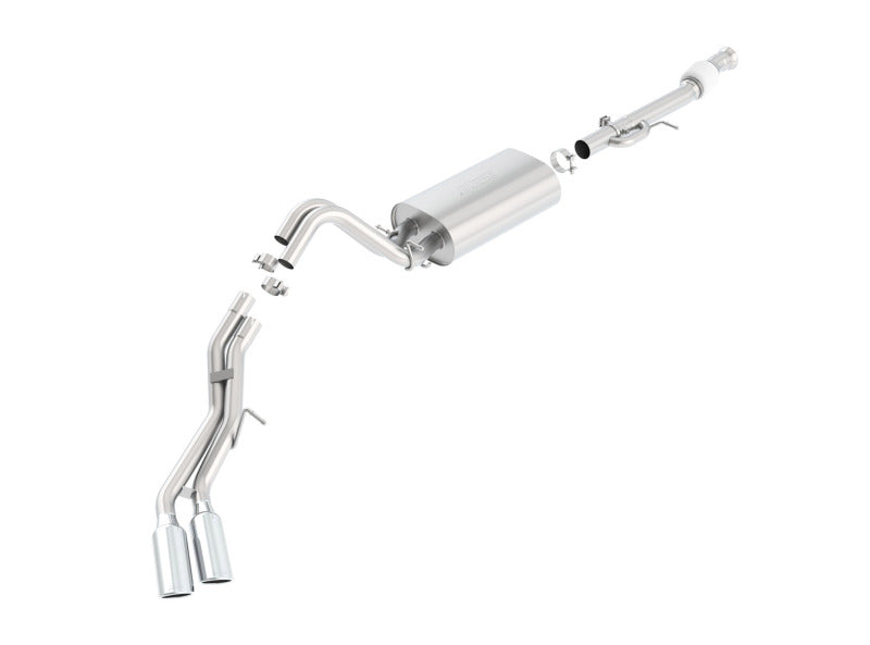 Borla 15-16 Cadillac Escalade ESV 6.2L Auto Trans Dual Round Rolled Truck Side Exit Catback Exhaust - 140560