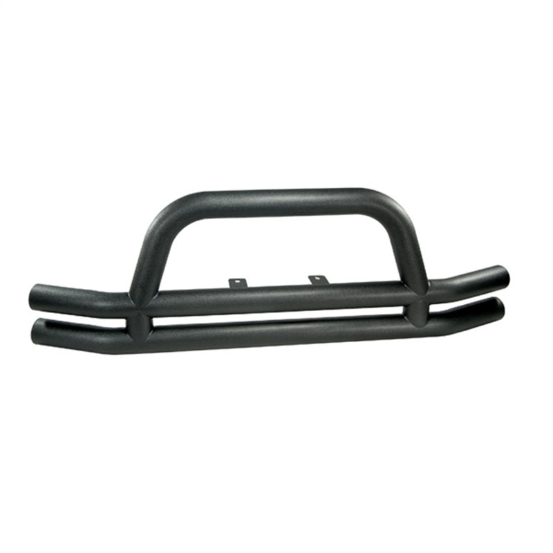 Rugged Ridge 3-In Dbl Tube Front Bumper Black 76-06 CJ &amp;Jeep Wrangler - 11561.01