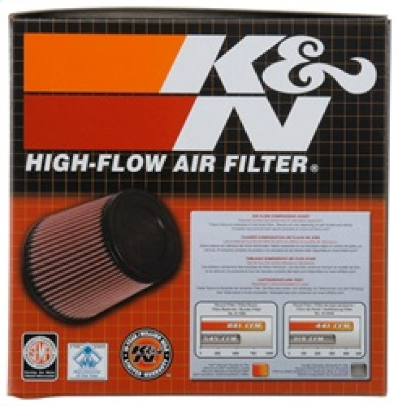 K&N Filter Universal X Stream Clamp-On 5in Flange 6.5in Base 4 1/2in Top 4 1/8in Height - RU-5163XD