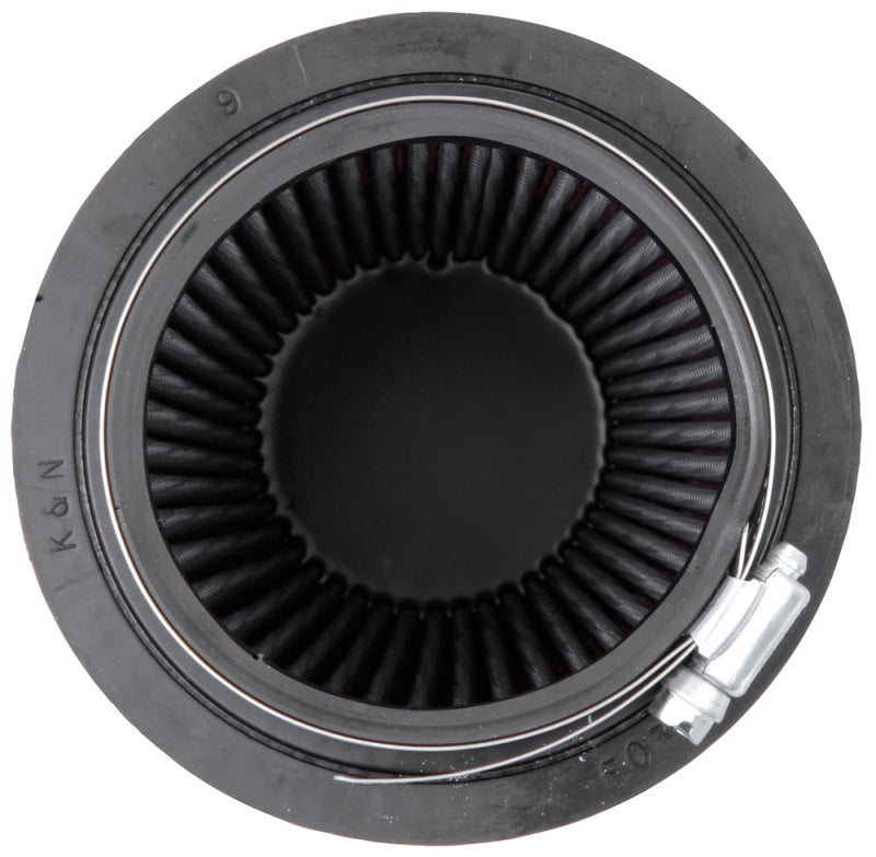 K&amp;N Universal Rubber Filter Round Tprd 3.313in Flange ID x 4.75in Base OD x 3.5in Top OD x 6.5in H - RU-2710