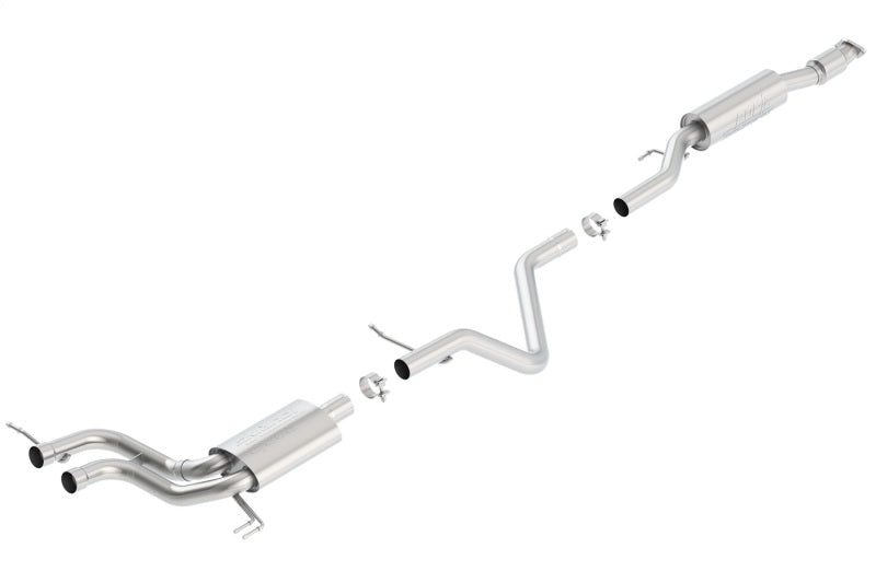 Borla 13-15 Hyundai Veloster Turbo 1.6L AT/MT FWD 2dr Dual Center Rear Exit Cat-Back Exhaust - 140506