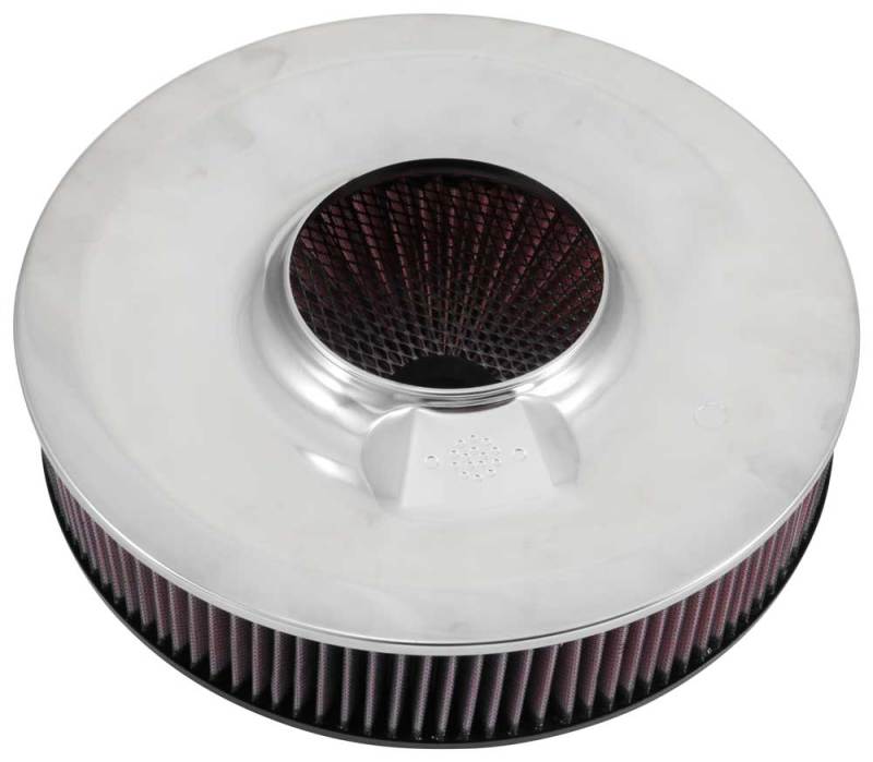K&N X-Stream Top Assembly 14in OD 5.125in Neck Flange 4.62in H w/Vent - 66-3010
