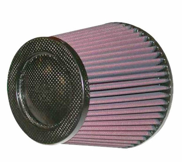 K&N Cone Filter 5in ID 6.5in base 4.5in top 5.625in height carbon fiber look - RP-5113 for 2002-2014 Subaru Impreza - front v