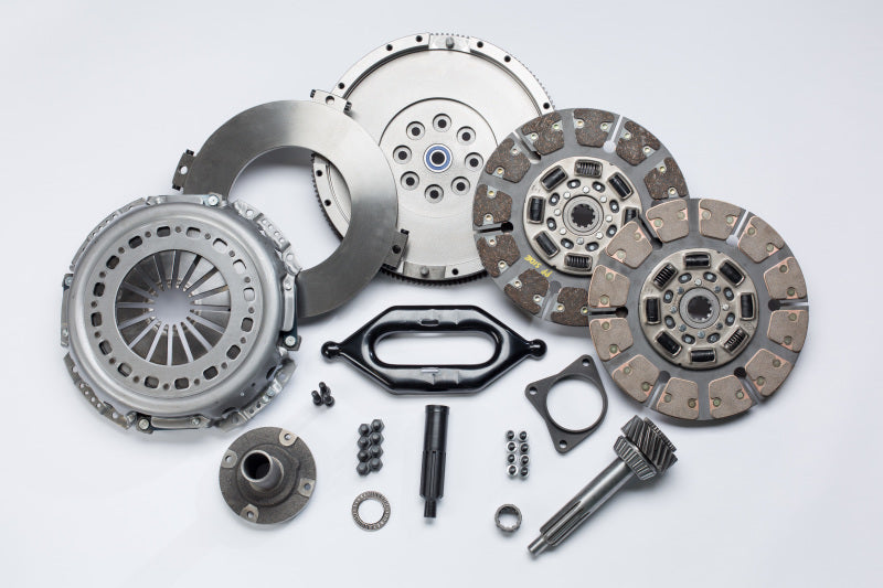 South Bend Clutch 94-03 Dodge 5.9L NV4500 Street Dual Disc Clutch Kit w/ Input Shaft - SDD3250-5K