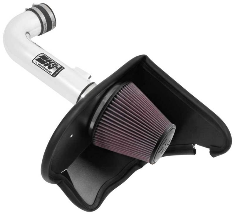 K&N 16-17 Chevy Camaro 3.6L Silver Typhoon Short Ram Intake - 69-4535TP
