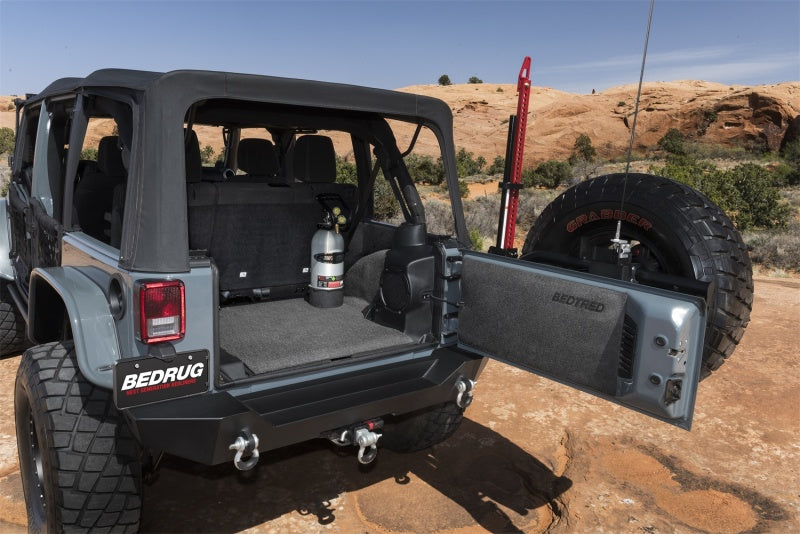 BedRug 11-16 Jeep JK Unlimited 4Dr Rear 5pc BedTred Cargo Kit (Incl Tailgate &amp; Tub Liner) - BTJK11R4