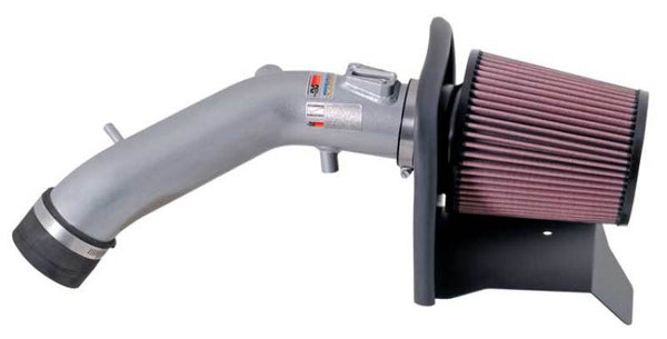 K&N 05-07 Honda Accord L4-2.4L Silver Typhoon Short Ram Intake - 69-1209TS for 2004-2007 Honda Accord - front view
