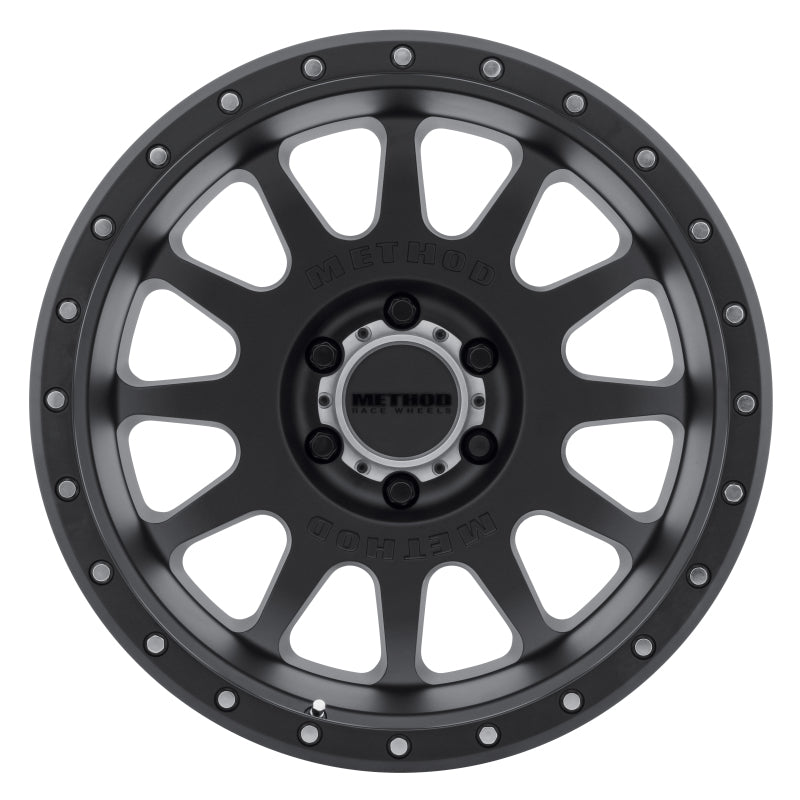 Method MR605 NV 20x10 -24mm Offset 6x5.5 106.25mm CB Matte Black Wheel - MR60521060524N