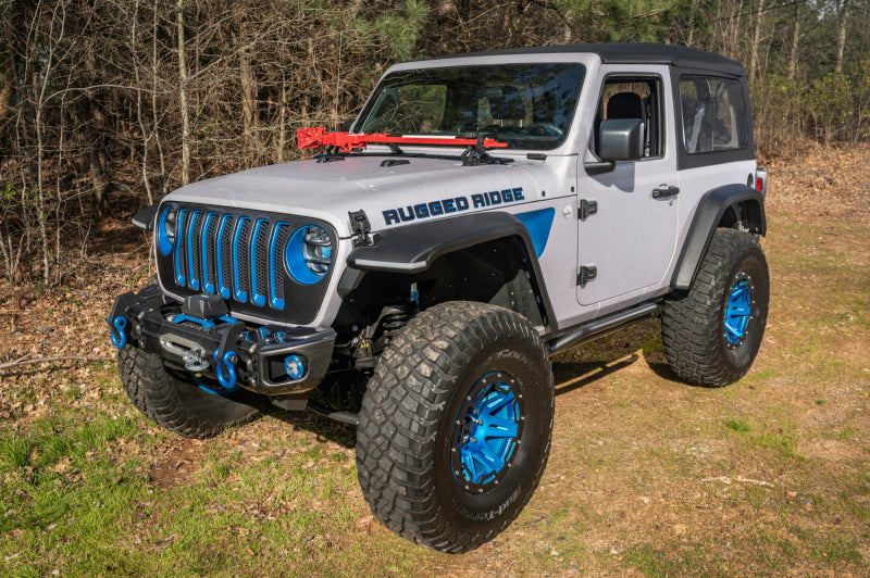 Rugged Ridge Max Terrain Fender Flare Set F &amp; R 18-22 Jeep Wrangler JL - 11640.51