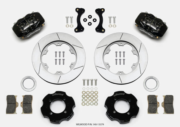 Wilwood Forged Dynalite Front Hat Kit 11.00in GT Rotor 95-05 Miata - 140-13379 for 2001-2005 Mazda Miata