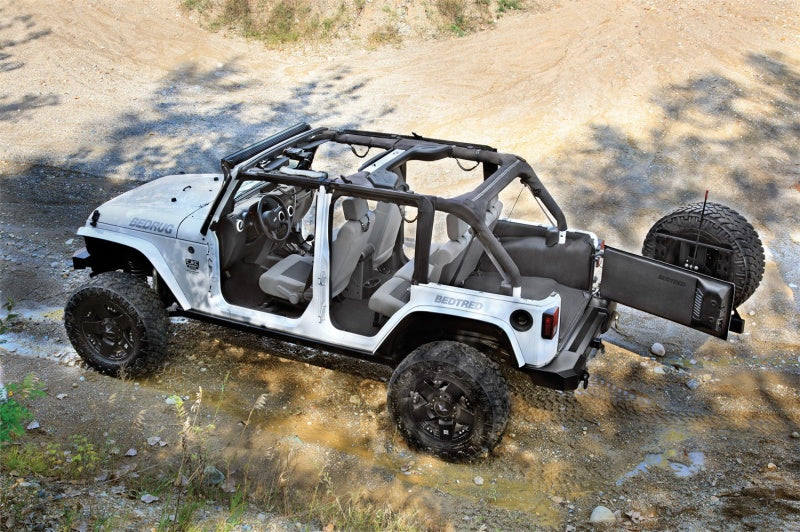 BedRug 11-16 Jeep JK Unlimited 4Dr Rear 5pc BedTred Cargo Kit (Incl Tailgate &amp; Tub Liner) - BTJK11R4