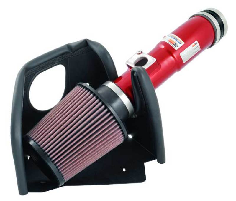 K&amp;N 06 Eclipse GT 3.8L V6 Red Typhoon Short Ram Intake - 69-6502TR