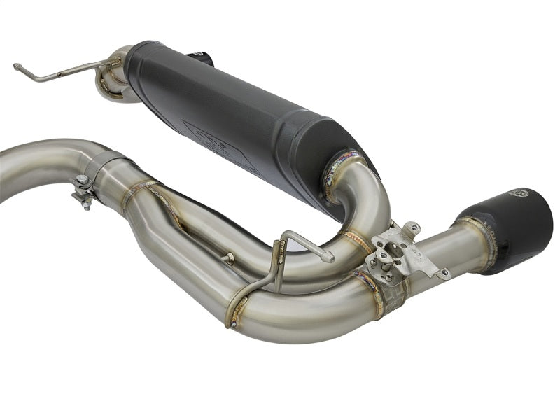 aFe MACHForce XP Exhausts Cat-Back SS 16-17 BMW 340i/iX 440i/iX (F3X) L6-3.0L (B58) w/Black Tips - 49-36334-B