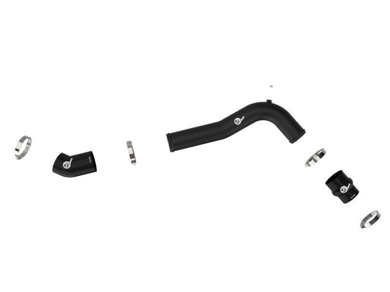 aFe 20-23 Ford Explorer ST V6 3.0L (tt) BladeRunner 2-3/4in Aluminum Cold Charge Pipe - Black - 46-20659-B