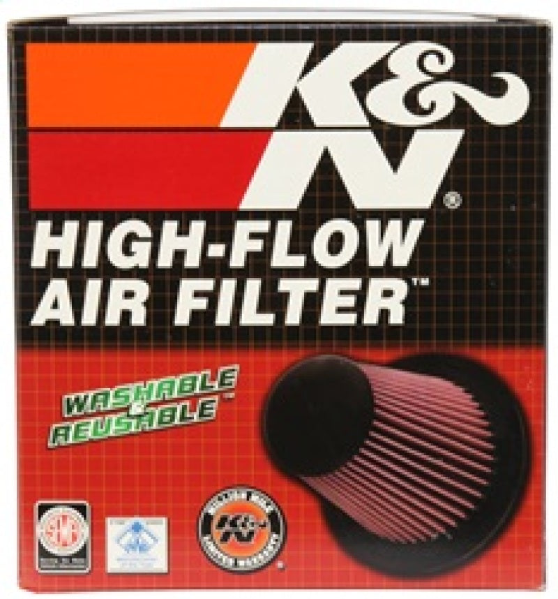 K&N Universal Rubber Filter 6in FLange ID / 7.5in OD / 6in Height / Round Straight - RU-3060 by K&N Engineering - angle view